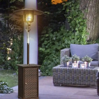 Chauffage De Terrasse PATIO Avec Meuble En Rotin