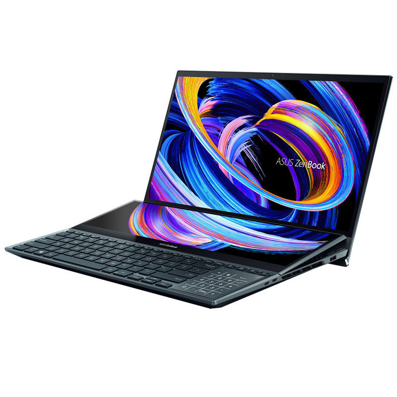Pc Portable Asus ZenBook Pro Duo i7 10Gén 16Go 512Go SSD Bleu (UX582LR-H2012T)