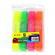 Pochette 4 Marqueurs Fluo Spotliner