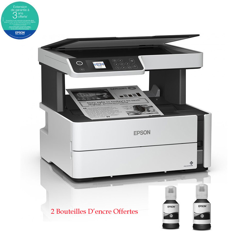 Imprimante EPSON ET-M2170 à réservoir intégré ECOTANK 3en1 Monochrome - (C11CH43403) Imprimante EPSON ET-M2170 à réservoir intégré ECOTANK 3en1 Monochrome - (C11CH43403)