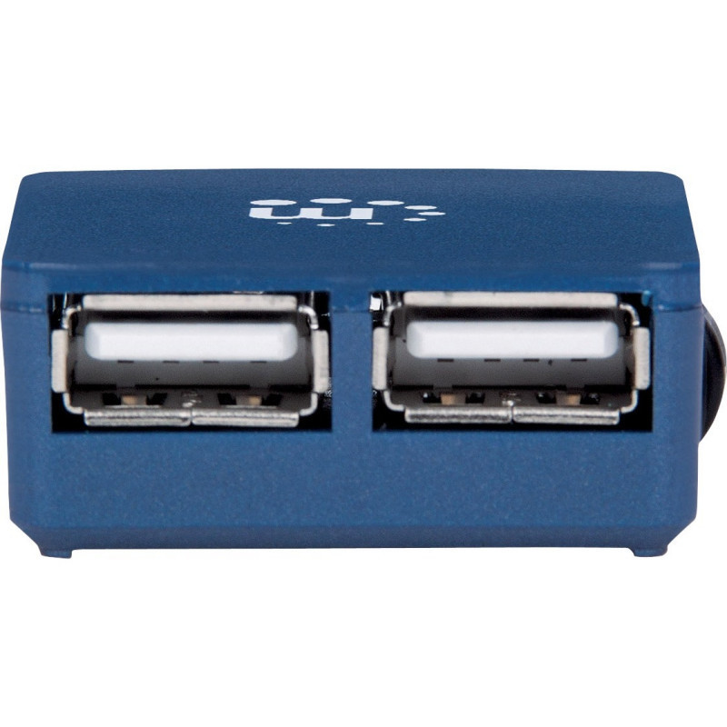 HUB USB 2.0 Manhattan 4 Ports Noir