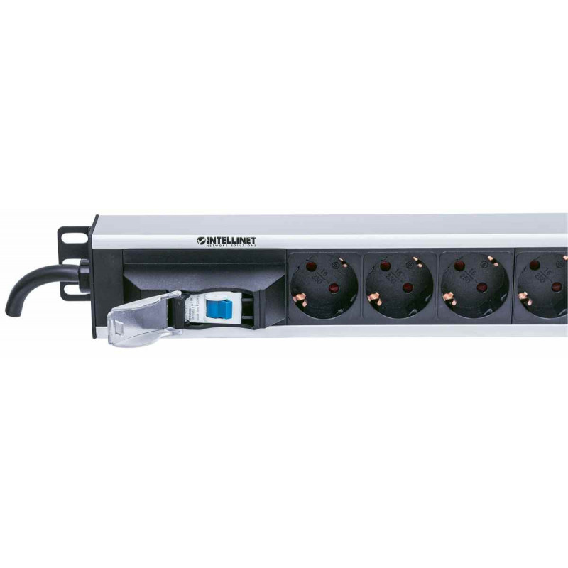 Multiprise 12 Prises Vertical Rackmount+DISJ Intellinet 711449