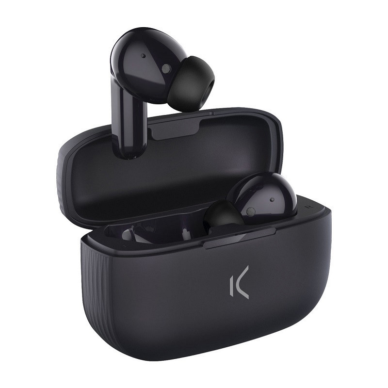 Écouteurs KSIX Sans Fil True Buds 2 Avec Microphone Noir BXTW03N Écouteurs KSIX Sans Fil True Buds 2 Avec Microphone Noir BXTW03N