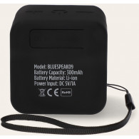 Haut Parleur Portable Bluetooth Ksix KUBIC BOX IPX5 Noir Haut Parleur Portable Bluetooth Ksix KUBIC BOX IPX5 Noir