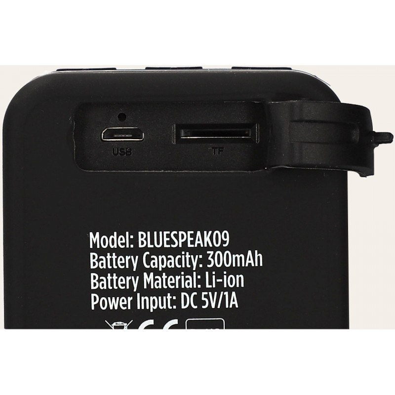 Haut Parleur Portable Bluetooth Ksix KUBIC BOX IPX5 Noir