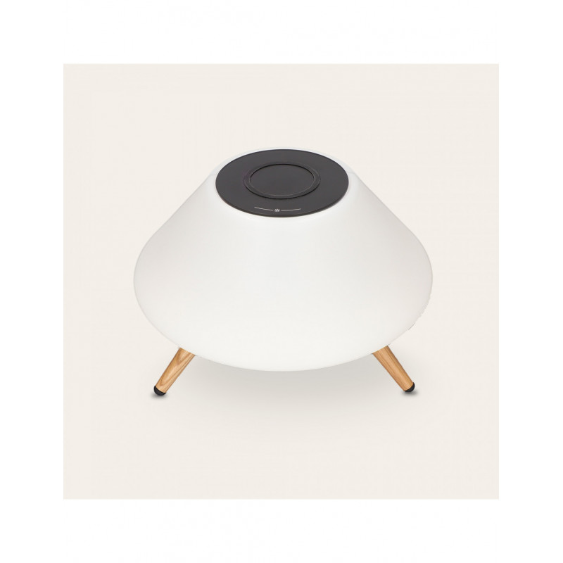 Lampe De Bureau Ksix Omni Avec Chargeur Sans Fil Haut-Parleur Bluetooth - Blanc