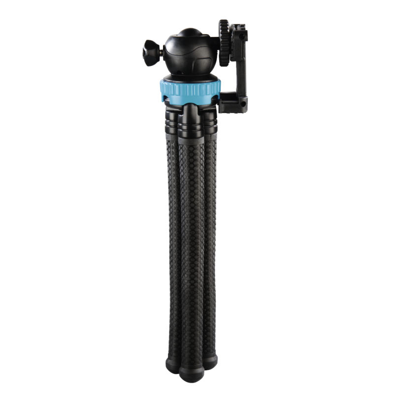 Mini Tripod Hama FlexPro Pour Smartphone, Go pro Et Appareils Photo Bleu