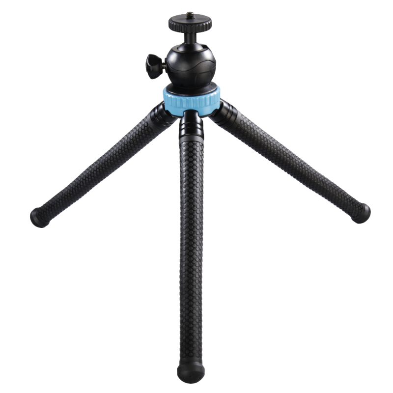 Mini Tripod Hama FlexPro Pour Smartphone, Go pro Et Appareils Photo Bleu