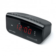 Radio Reveil MUSE Double Alarme - Noir