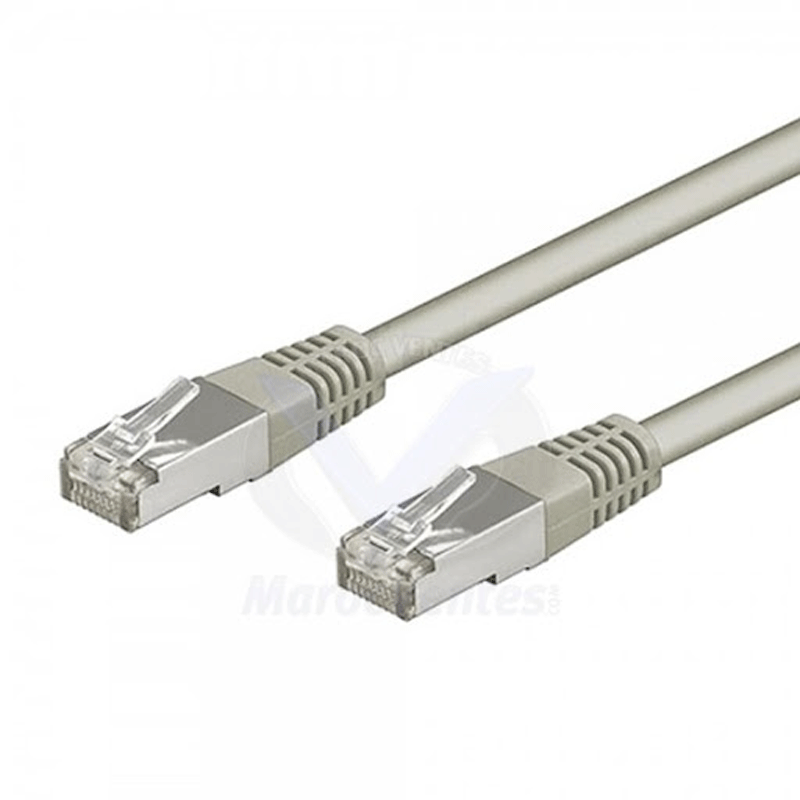 Cordon De Brassage Cat6 UTP 0.5M Gris