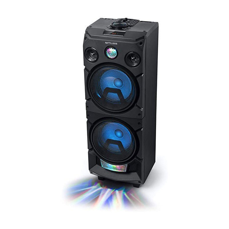Haut Parleur Muse Party Box Bluetooth Noir Haut Parleur Muse Party Box Bluetooth Noir