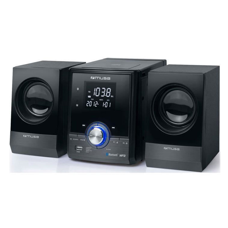 Micro Chaîne CD MUSE M-38BT Bluetooth - Noir