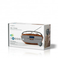 Radio Numérique Sans fil Bluetooth FM / DAB Nedis Radio Numérique Sans fil Bluetooth FM / DAB Nedis