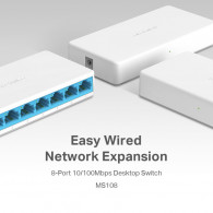 Switch De Bureau 8 Ports Mercusys MS108 10/100 MBPS Switch De Bureau 8 Ports Mercusys MS108 10/100 MBPS