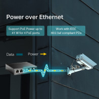 Switch De Bureau 8 Ports tP-Link TL-SF1005LP 10/100 MBPS