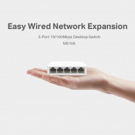 Switch De Bureau Mercusys  5 Ports 10/100 MBPS MS105