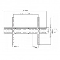 Support Mural SBOX PLB-2546T / 37"-70"