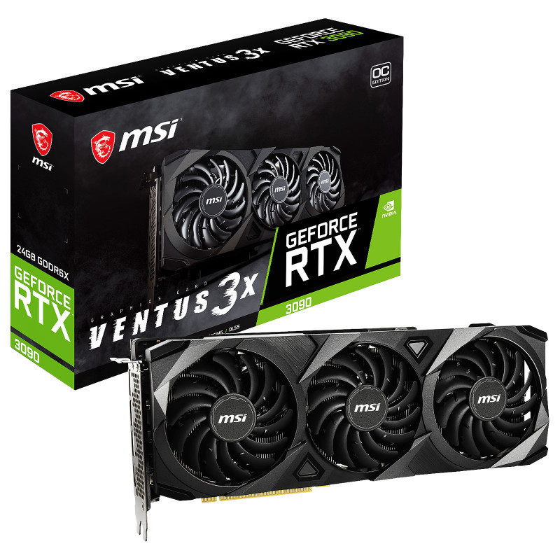 Carte Graphique MSI RTX 3090 Ventus 3X 24G OC Carte Graphique MSI RTX 3090 Ventus 3X 24G OC