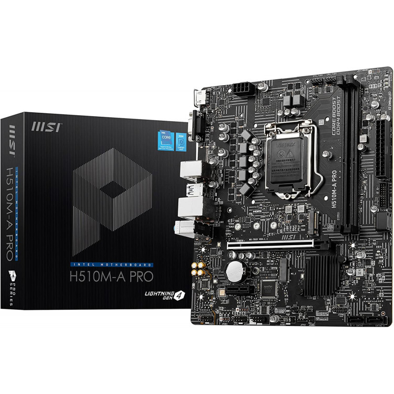 Carte Mère Msi H510M-A Pro Lga 1200 Carte Mère Msi H510M-A Pro Lga 1200