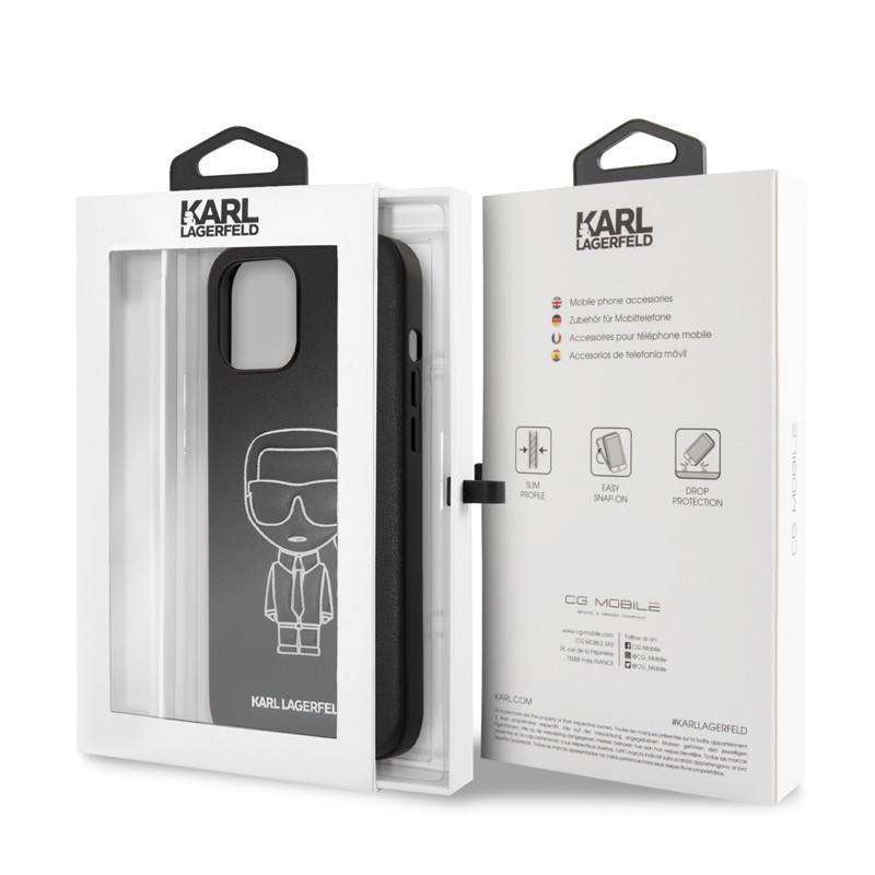 Coque Karl Lagerfeld Pour IPhone 12 Pro Max 6.7" Noir