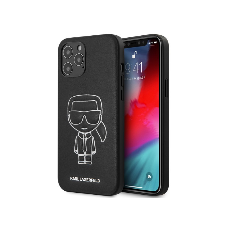 Coque Karl Lagerfeld Pour IPhone 12 Pro Max 6.7" Noir Coque Karl Lagerfeld Pour IPhone 12 Pro Max 6.7" Noir