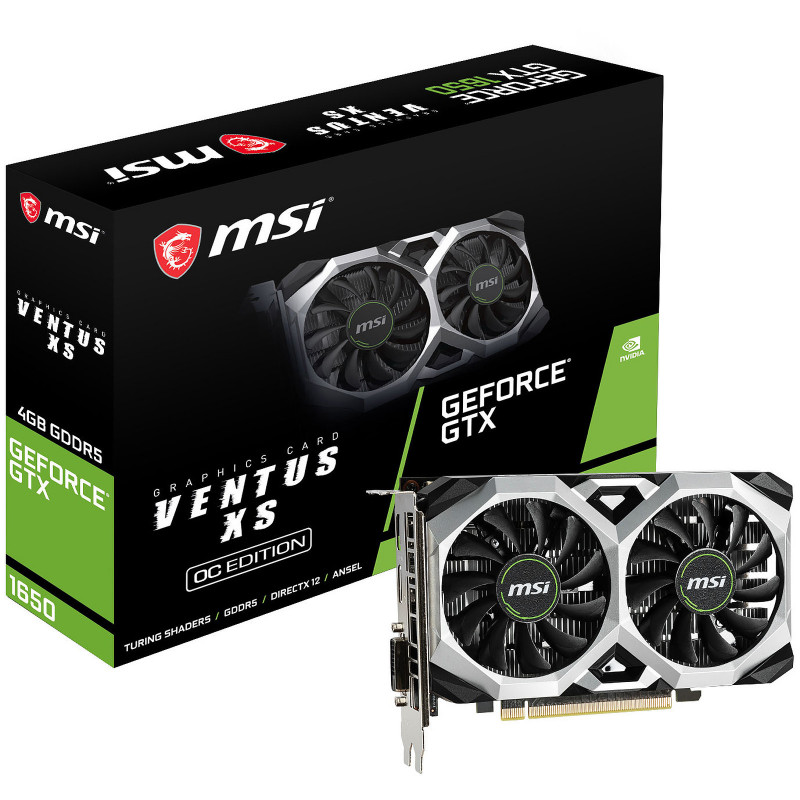 Carte Graphique MSI GTX 1650 VENTUS XS 4G OC