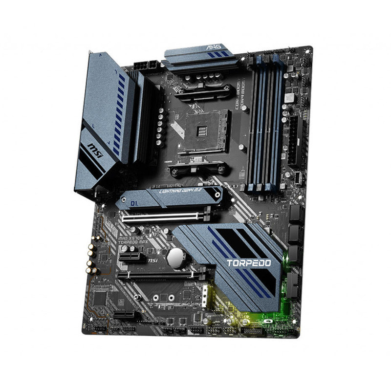 Carte Mère MSI MAG X570S Torpedo MAX 4 Slots DIMM AM4