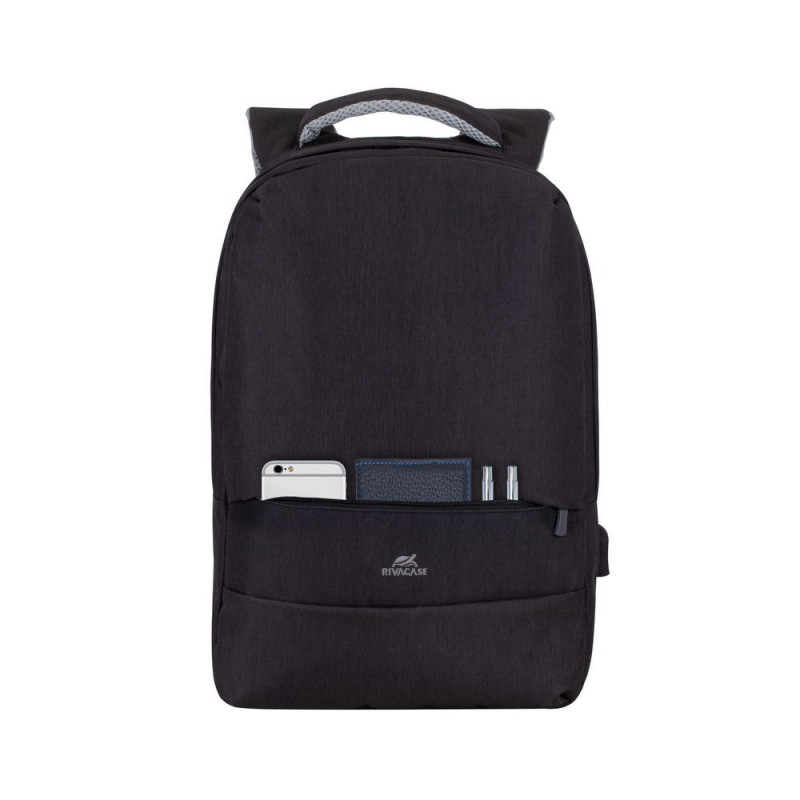 Sac à Dos Antivol 7562 Pour Pc Portable 15.6" Rivacase Noir