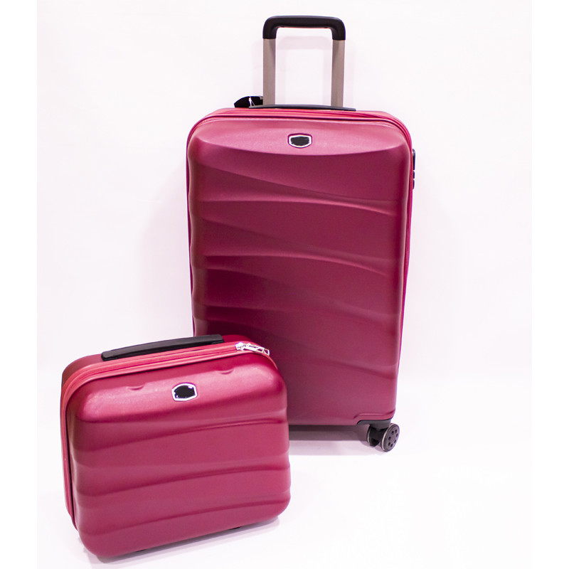Set De 2 Valises ABS Bordeaux Set De 2 Valises ABS Bordeaux