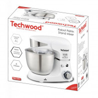 Robot Pétrin Techwood TRO-1051 1000W 5L - Blanc