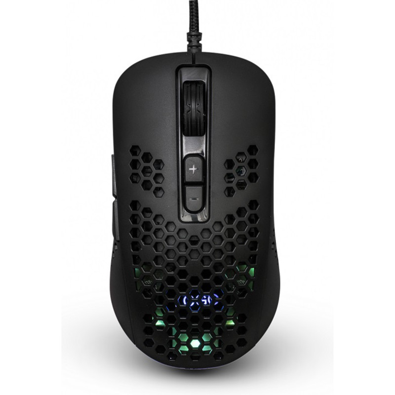 Souris Gaming Crown Hive 6400DPI RGB - Noir