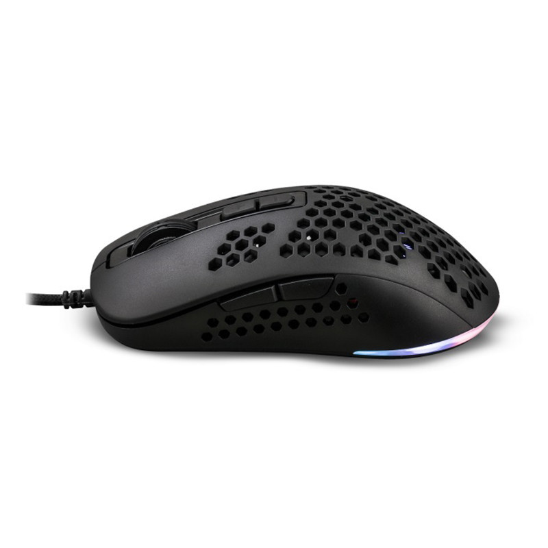 Souris Gaming Crown Hive 6400DPI RGB - Noir