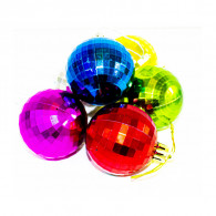 Lot De 6 Boules Décoratives Pour Sapin -SOMOCO