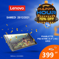 Phablette Lenovo PB2-670M 6.4'' 4G  Gris