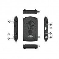 Récepteur Vision Funcam 6m Iptv Smart +1m Iptv Apolo+12m Shrg Funcom