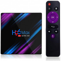 Box Android H96 MAX UHD 4K avec Abonnement 12 Mois IPTV