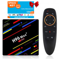 Box Tv Android 9.0 X96 Max Plus 4G 64G +IPTV SpaceNet 12mois