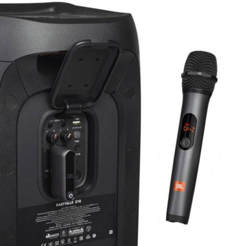 Microphone JBL Sans Fil Avec Adaptateur - Noir