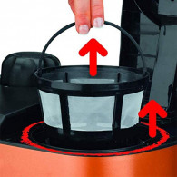 Machine à café UFESA Double Expresso/Filtre 1800W Orange (CK7355)