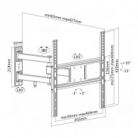 Support Mural SBOX Pour Téléviseur 32"- 55 " (PLB-3644) Support Mural SBOX Pour Téléviseur 32"- 55 " (PLB-3644)