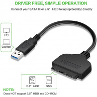 Adaptateur USB 3.0 Vers Sata III