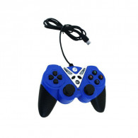 Manette De Jeux USB Game PAD V Avec Analog Bleu/Noir