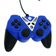 Manette De Jeux USB Game PAD V Avec Analog Bleu & Noir