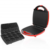 Appareil De Cuisson 4en1 Topmatic 1400W Rouge