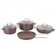 Set De 7 Pièces KORKMAZ Céramique Browni