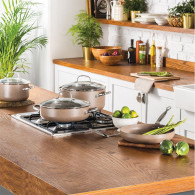 Set De 7 Pièces KORKMAZ Céramique Browni