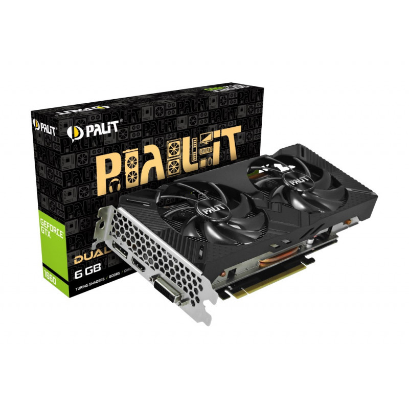 Carte Graphique GeForce Nvidia Geforce® GTX 1660 Dual OC 6G