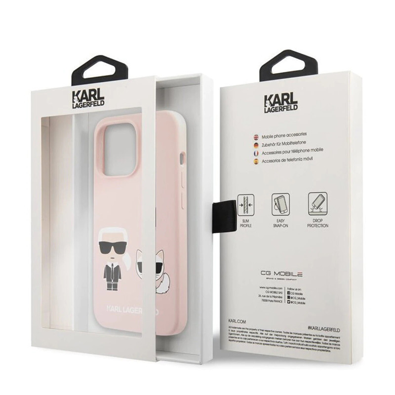 Etui Karl Lagerfeld Pour Iphone 13 (6.1") Rose
