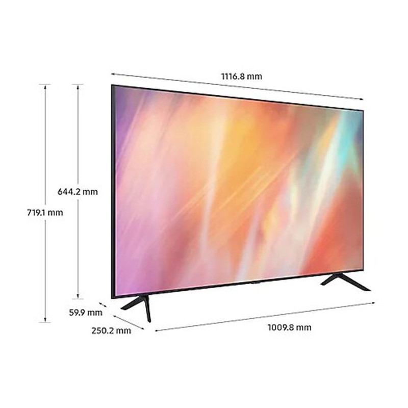 Téléviseur Samsung AU7000 65" UHD 4K Smart Noir