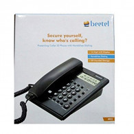Téléphone fixe Beetel M52 Avec Afficheur Et Hautparleur Noir Téléphone fixe Beetel M52 Avec Afficheur Et Hautparleur Noir